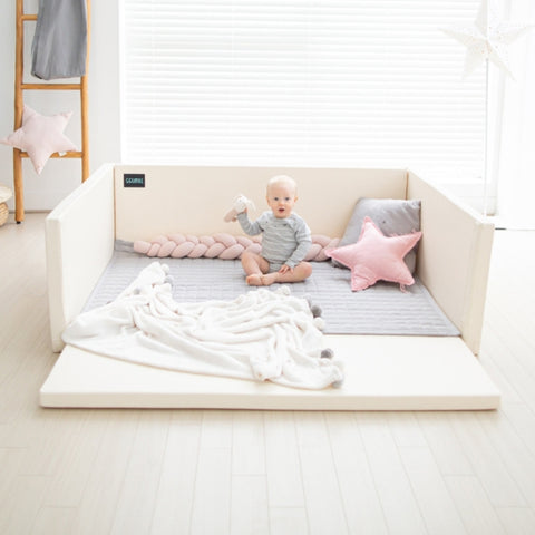 GGUMBI Clean Bumper Bed Lucky Star Extra Large + High Guard Baby Room (10pcs) - Set (Preorder)