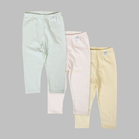 Organic Boom Pastel Leggings - Yellow