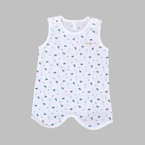 Organic Boom Sleeping Vest - Boat/Summer Size 110