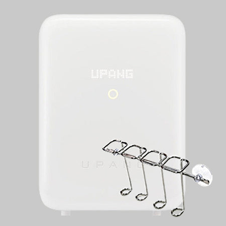 UPANG Signature2+ LED Baby Bottle Sterilizer (UP920A+) & Toothbrush Holder Set - Milk White