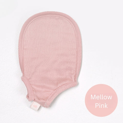 Bamboo Bebe Reversible Bath Towel Mitt - Mellow Pink