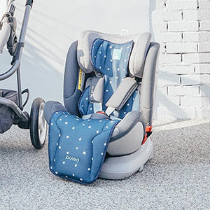 POLED Airluv3 Baby Car Seat Cooler Pad (with fan) Set of 2 - Choco Ring + Oasis