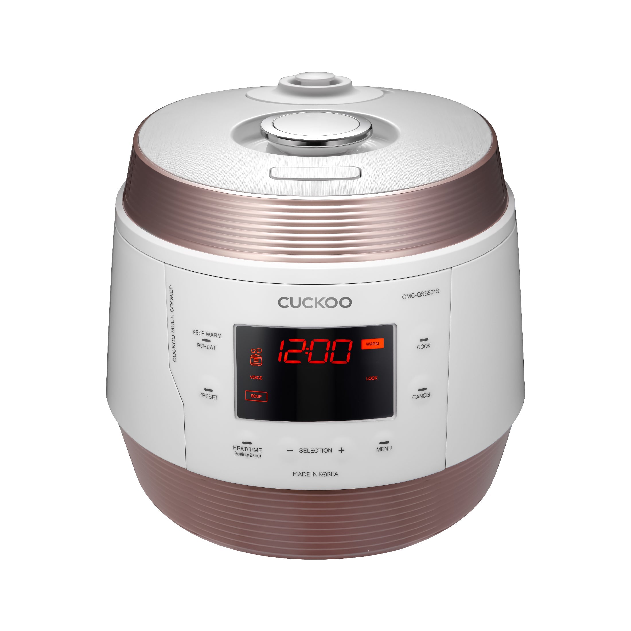 Cuckoo Premium Multi-Pressure Cooker CMC-QSB501S (5-Quart)