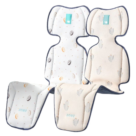POLED Airluv3 Baby Car Seat Cooler Pad (with fan) Set of 2 - Choco Ring + Oasis