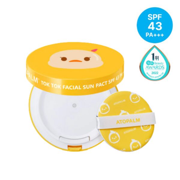 ATOPALM TOKTOK FACIAL SUN PACT SPF43 PA+++ 15g
