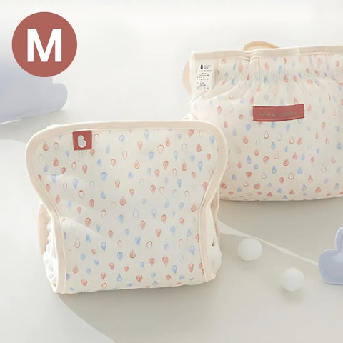 BambooBebe Waterproof All-in-One Cloth Diaper M - Mellow Pink