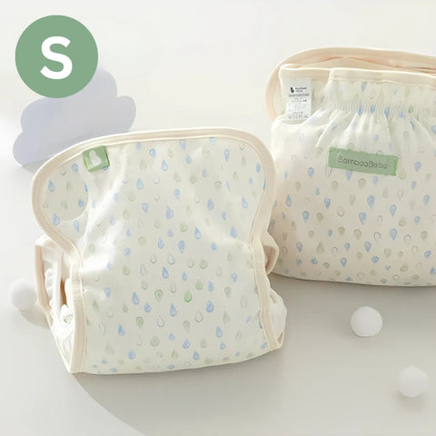 BambooBebe Waterproof All-in-One Cloth Diaper S - Soft Mint