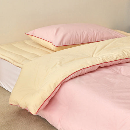 MAATILA KIDS Delicious High Density Cotton Bedding Set (SS)(Comforter+Pillowcase) - Raspberry Donut
