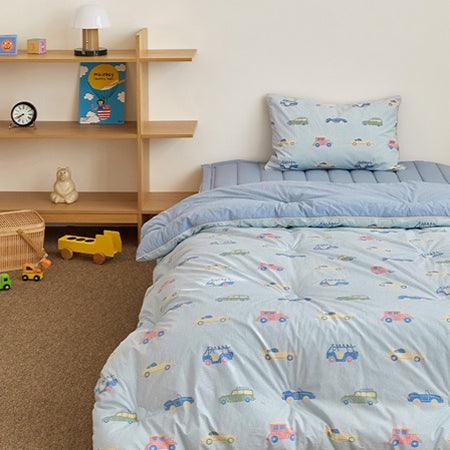 MAATILA KIDS Dear Friend High Density Cotton Bedding Set (SS)(Comforter+Pillowcase) - Dream Car