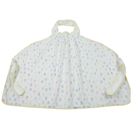Nawanis Apron-style Gauze Cotton Full-body Bath Towel - Baby Bear
