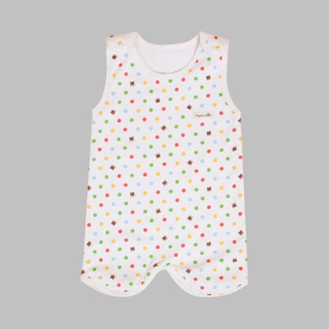 Organic Boom Sleeping Vest - Big Dot Size 110