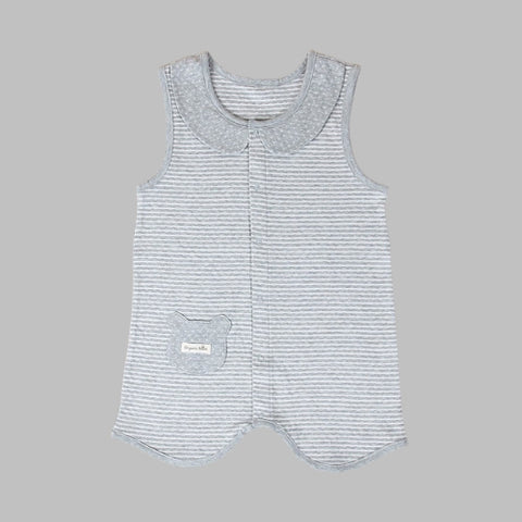 Organic Boom Sleeping Vest - Gray Size 100