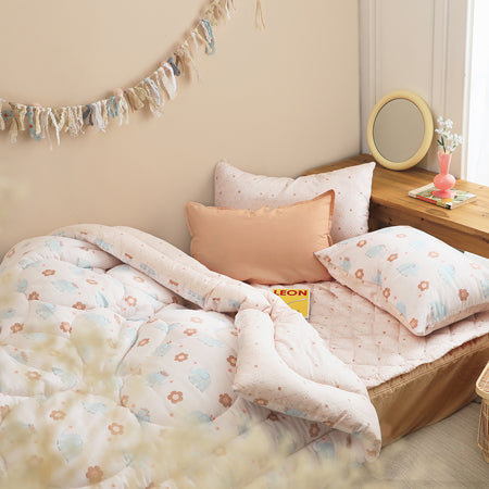 OLI KIDS Cotton Bedding Set (S) (Comforter + 2 Pillowcases) - Little Dumbo