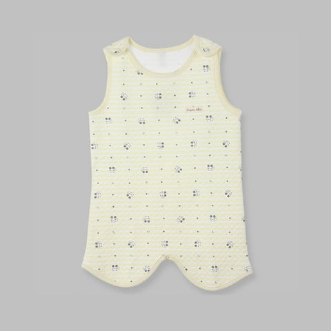 Organic Boom Sleeping Vest - Lemon Mouse Size 110