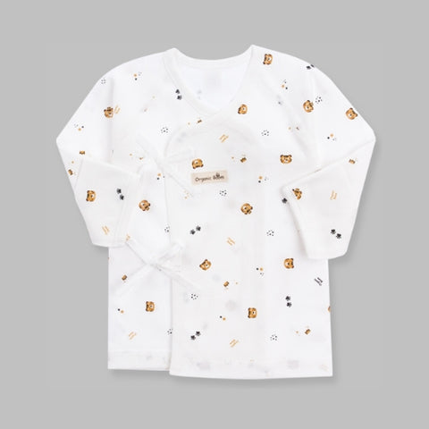 Organic Boom Newborn Babyshirt - Tiger/All seasons