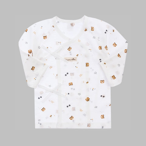 Organic Boom Newborn Babyshirt - Tiger/Summer
