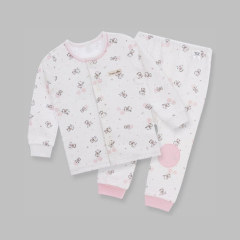 Organic Boom Long Sleeve - Pink Cow Size 90
