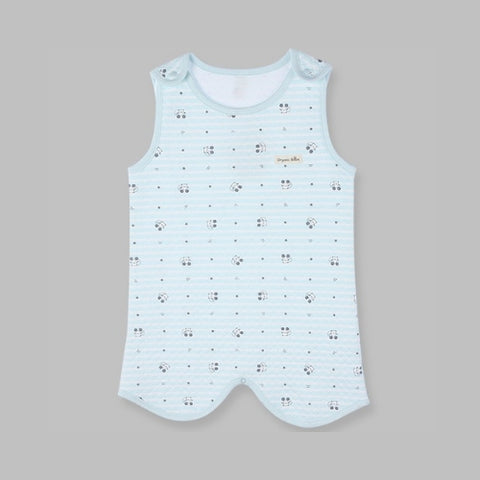 Organic Boom Sleeping Vest - Mint Mouse Size 100