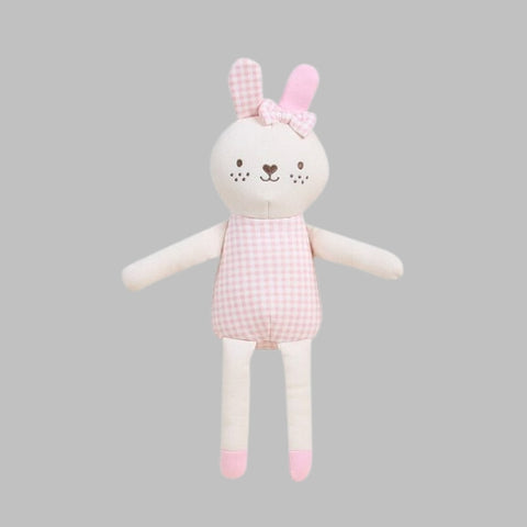 Organic Boom Doll - Pink Bunny