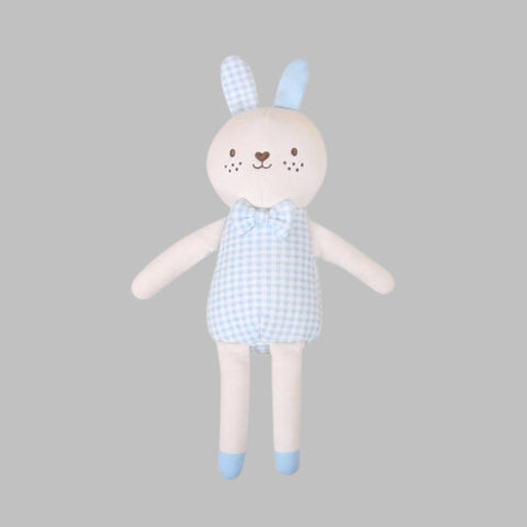 Organic Boom Doll - Blue Bunny
