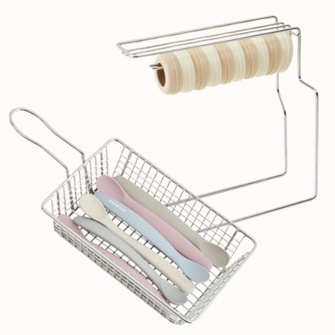 UPANG Signature2+ LED Baby Bottle Sterilizer (UP920A+) & Additional racks (Vertical + Horizontal) Set - Milk White